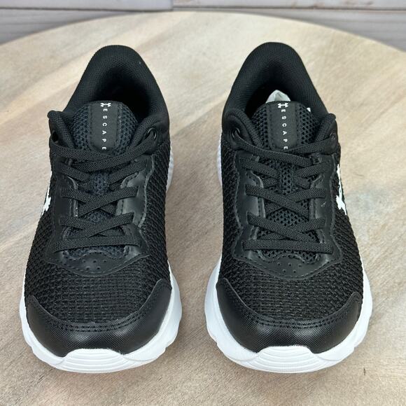 Under Armour Kids Size 12 K UA BPS Escape 4 AL Sneakers Black 3025513-001 New - Picture 2 of 10
